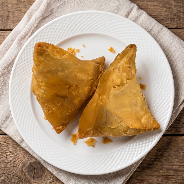 Veg Samosas.