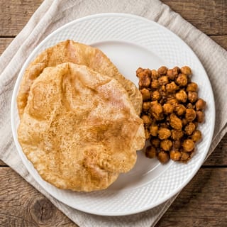 Poori with Chana Masala
