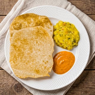 Poori with Potato Masala