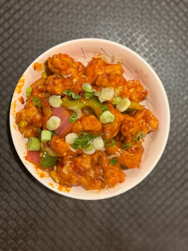 Cauliflower Manchurian.